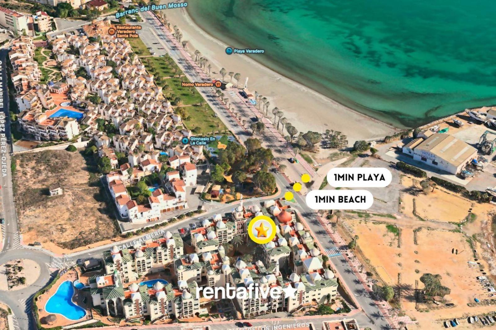 Rentafive Varadero Con Piscina Playa Y Terraza Santa Pola Zewnętrze zdjęcie